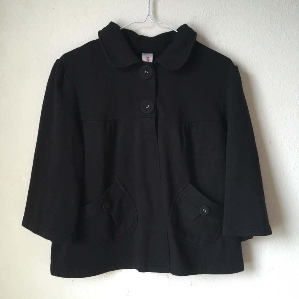 Boxy Black Coat
